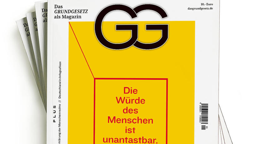 Zum 70. Geburtstag des Grundgesetz am 23. Mai 2019 erschien das GG in einem modernen Magazin-Layout - Foto: kc-press.com