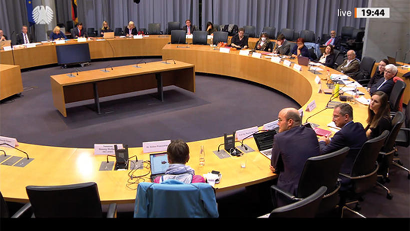 12. Sitzuing der Wahlrechtskommission des Bundestages (Bildquelle:TV-Stream/BTG)