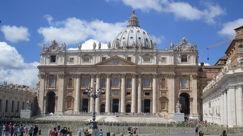 Der Vatikan in Rom, Zentrum der Katholischen Kirche.  