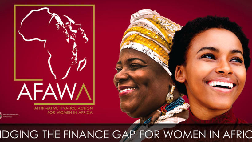 Logo der AFAWA-Initiative (Affirmative Finance Action for Women in Africa) - Bild: www.afdb.org