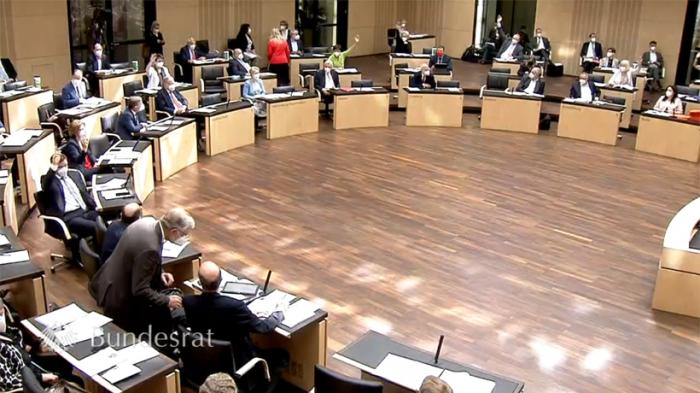 Abstimmung &uuml;ber Ganztagsf&ouml;rderung im Bundesrat am 25. Juni 2021 (Foto: BR-Livestream)