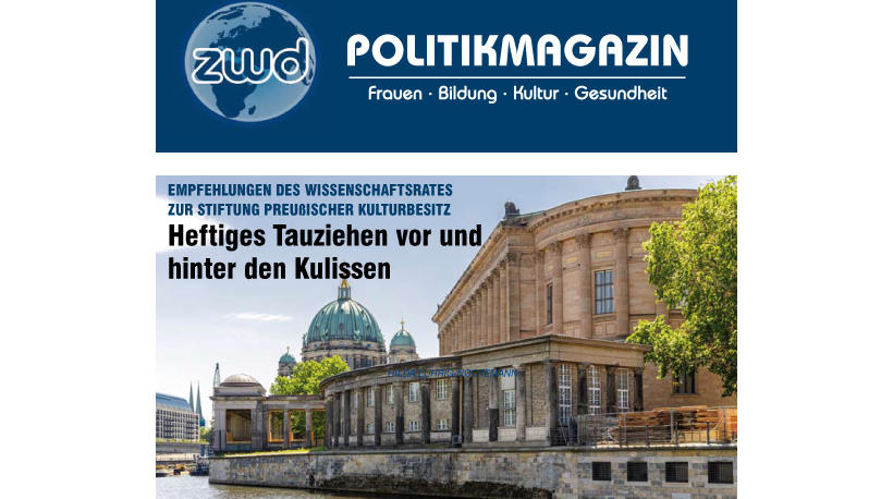 Titelausschnitt zum zwd-POLITIKMAGAZIN 381