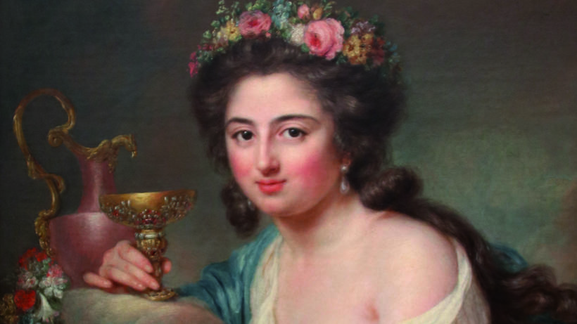 Das Bildnis der Henriette Herz (1778) gemalt von Anna Dorothea Therbusch - Bild: zwd