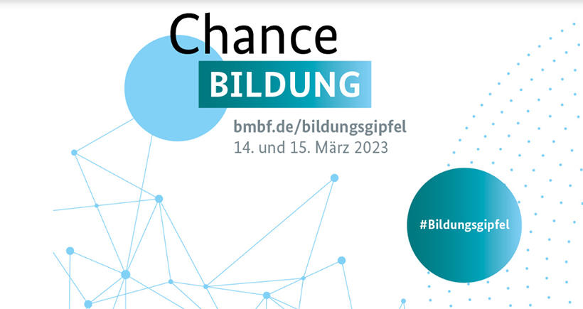 Logo des BMBF zum Bildungsgipfel