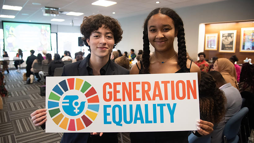 UN Women-Kampagne für Frauenrechte der jungen Generation - Bild: flickr/ Catianne Tijerina