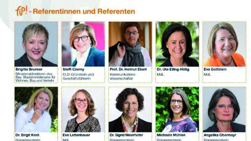 Einige der Referentinnen auf dem Kongress. - Bild: Bayerischer Landtag 