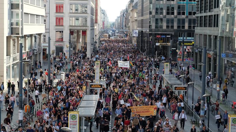 Demonstration gegen Antisemitismus und Rassismus. -  Bild: flickr/ Chris Grabert