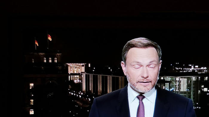 FDP-Chef Lindner: In Twitter wurde das Bild aus den Tagesthemen veröffentlicht