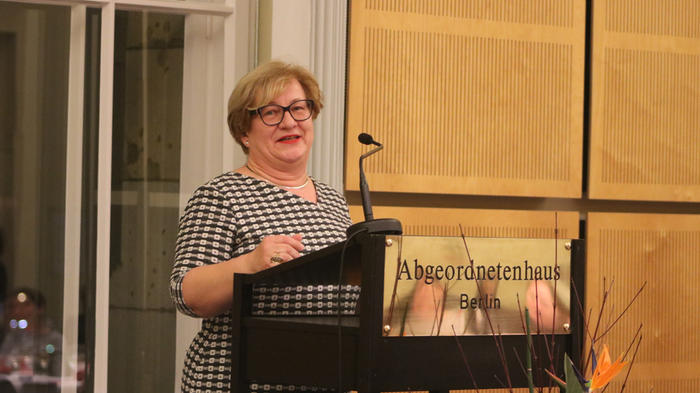 Dr. Mauela Schmidt, Vizepräsidentin des Abgeordnetenhauses von Berlin. - Bild: zwd