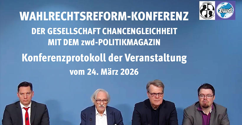 Titelseite der zwd-Beilage CHANCEN:GLEICHHEIT & POLITIK