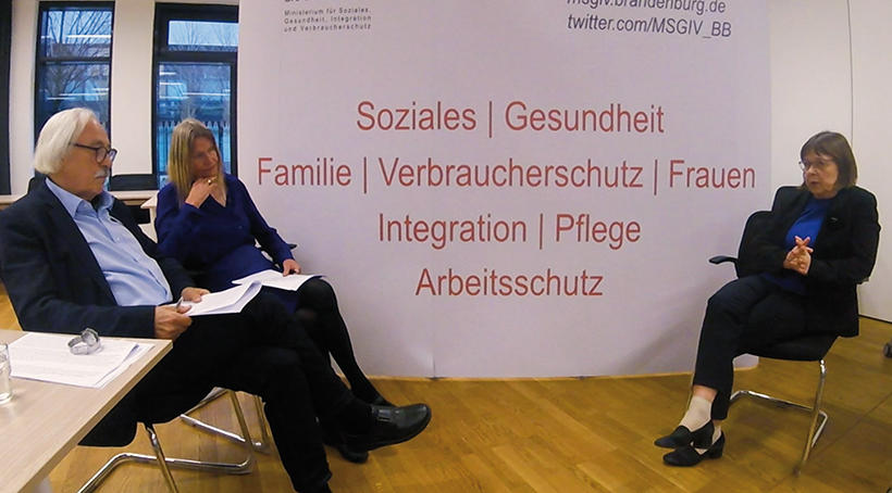 Holger H. Lührig und Hilda Luehrig-Nockemann: Interview mit Ministerin Nonnemacher
