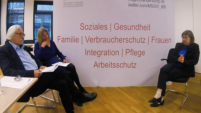 Holger H. Lührig und Hilda Luehrig-Nockemann: Interview mit Ministerin Nonnemacher