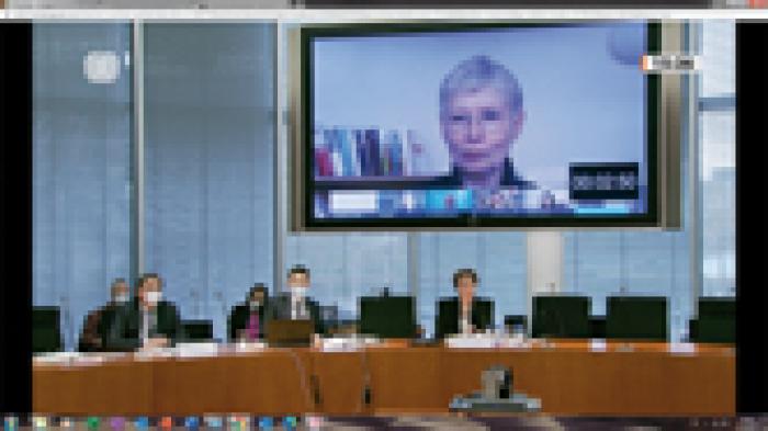 Prof. Pfarr bei der Anhörung im Bundfestagsfrauenausschuss