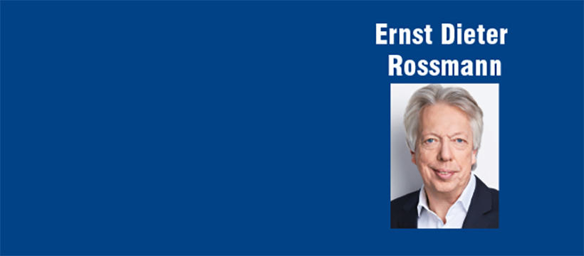 Dr. Ernst Dieter Rossmann ist Kolumnist des zwd-POLITIKMAGAZINs