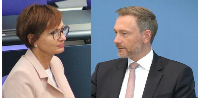 BMinBF Stark-Watzinger bei Bildungshaushaltsdebatte im Bundestag (02-06-22)/BMF Lindner bei Vorstellung des BHH23 vor der BPK (01-07.22)