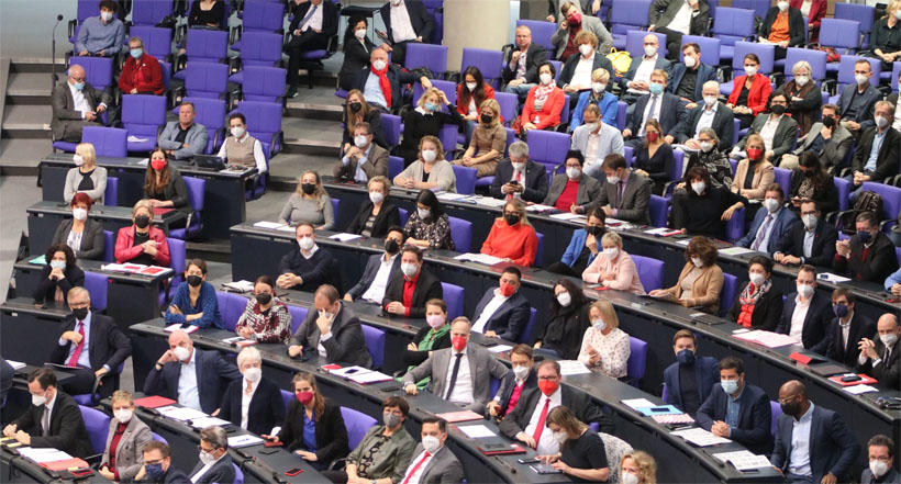 Bundestagssitzung am 18.11.2021 Quelle: Eigenaufnahme